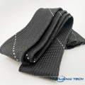 Flame retardant black mesh cotton woven sleeve